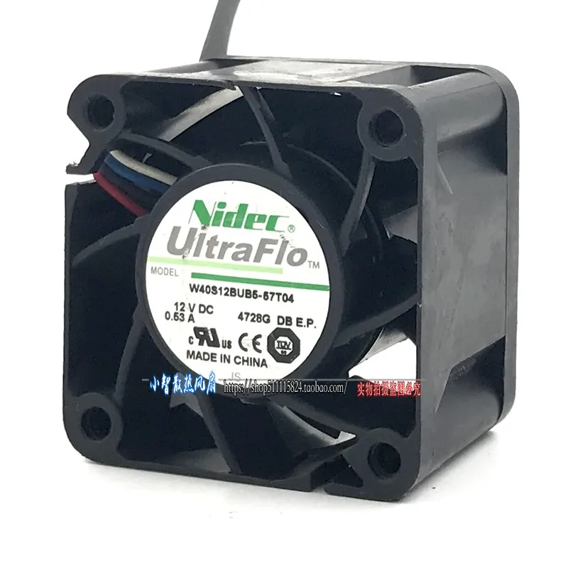 ORIGINAL W40S12BUB5-57T04 12V 0.53A 4028 40*40*28mm NEW COOLING FAN RADIATOR