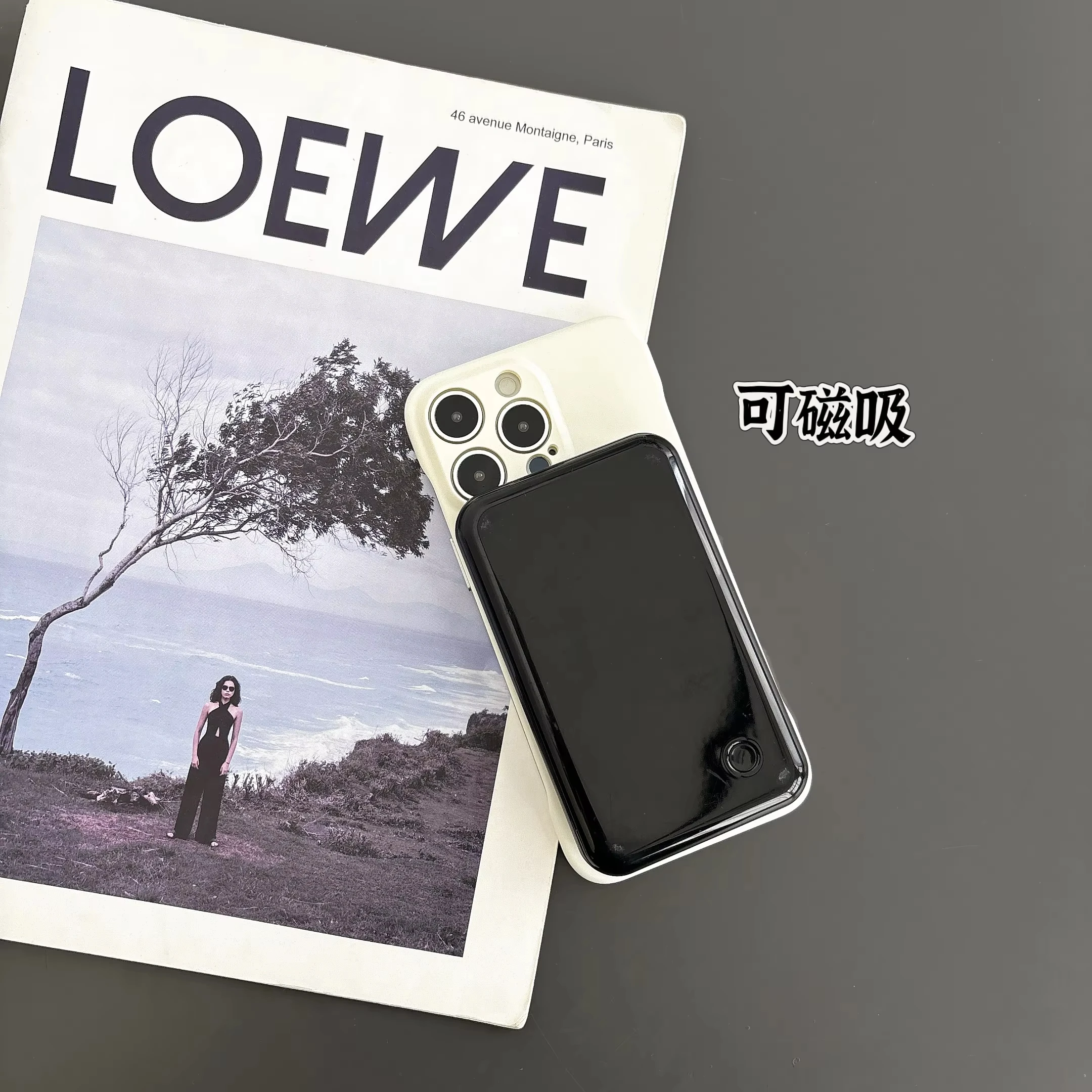 iPhone 16 Pro Max 11 12 13 14 15 Pro Max Plus 솔리드 컬러 마그네틱 무선 Charing Matte Hard Cover 용 Frameless Mag 안전 케이스