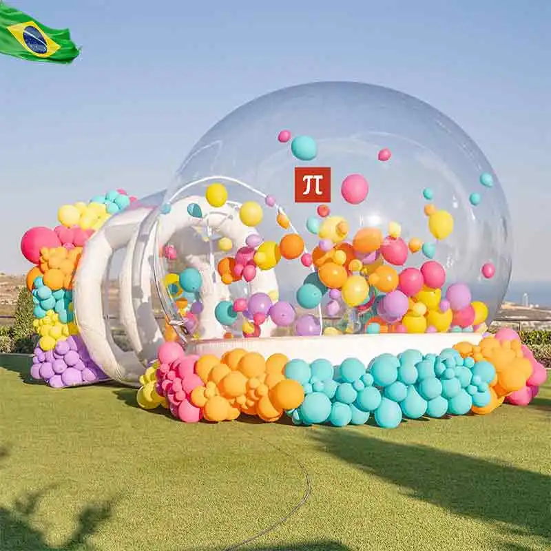 Commercial large inflatable bubble house trampoline outdoor wedding party amusement facility