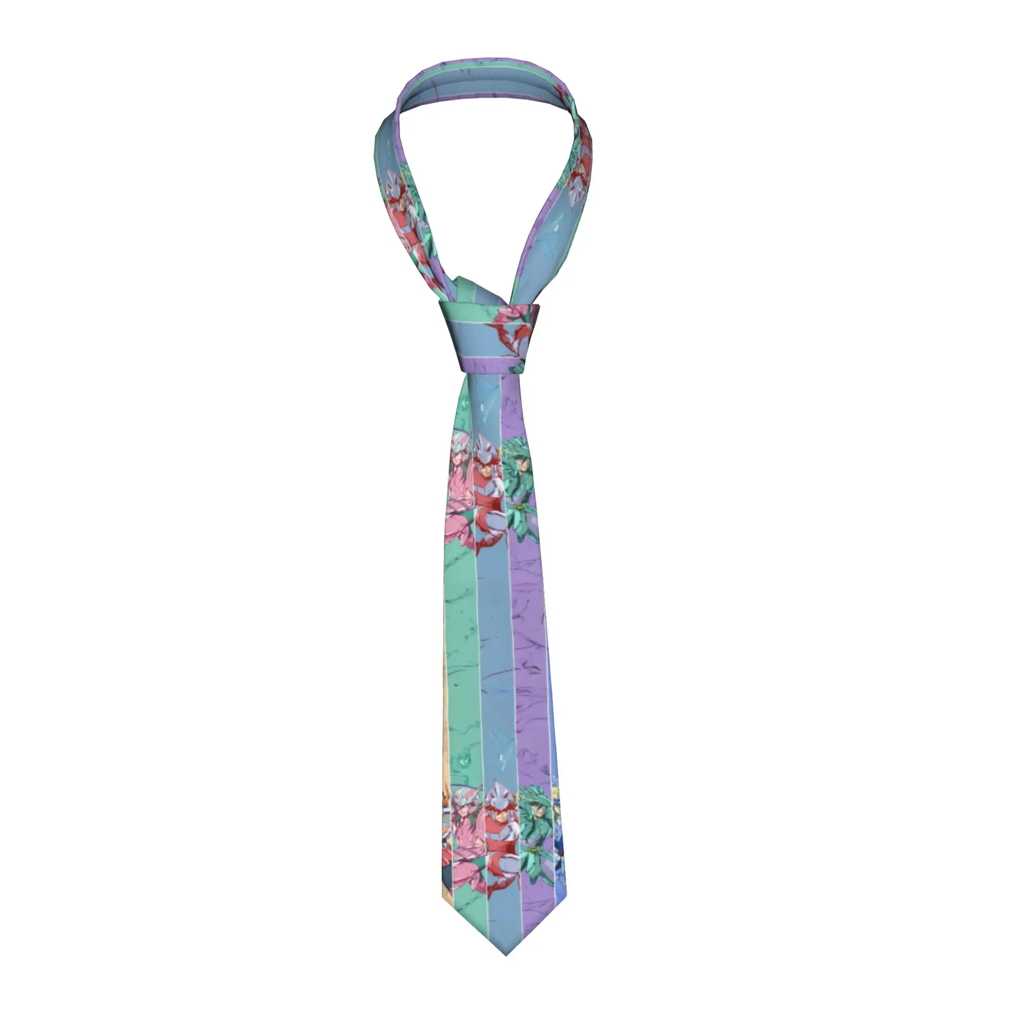 

Custom Mens Saintes Seiya Anime Manga Neck Ties Fashion Tie For Banquet
