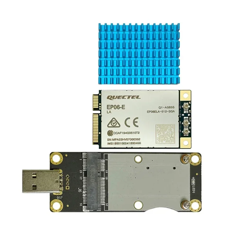 Nieuwe Mini Pice Naar Usb Adpater Met Quectel EP06-E Lte Geavanceerde Cat6 Module Industriële 4G Router Openwrt Mikrotik Gatewaytablet Pc