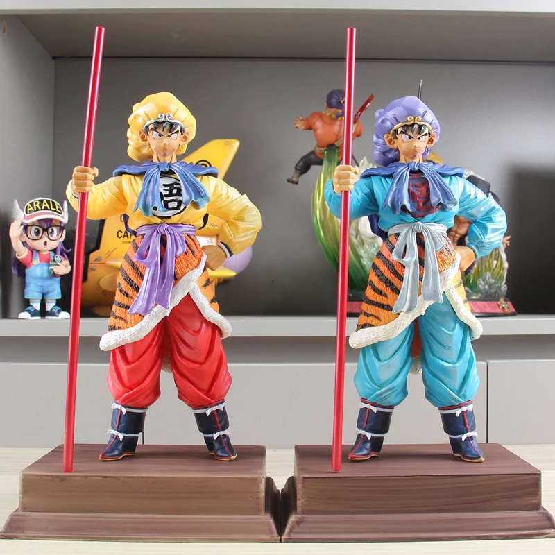 

Фигурка Сон Гоку из Dragon Ball, 33 см, в тигровой юбке, коллекционная модель, статуэтка из ПВХ, украшение для стола