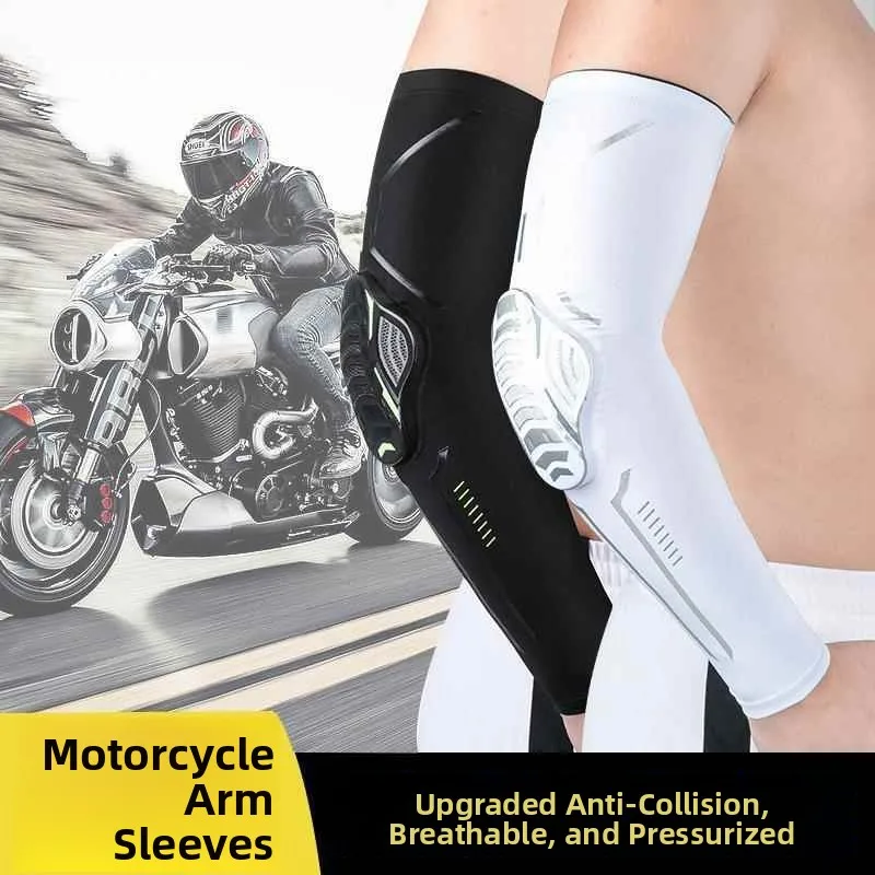 Ice Silk Motorcycle Riding Elbow Pads Breathable Shockproof Heatproof Lightweight Comfortable Split Finger Gloves for Youth