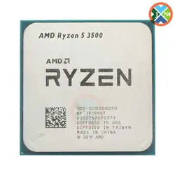 AMD Ryzen 5 3500 R5 3500 3.6 GHz Six-Core Six-Thread CPU Processor 7NM 65W L3=32M 100-000000050 Socket AM4