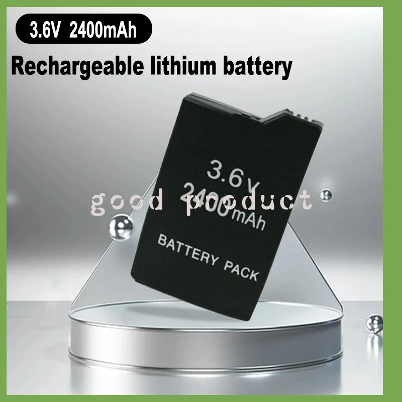 Batería recargable de litio de 3,6 V y 2400mah para Sony PSP2000 PSP3000 PSP 2000 3000 PSP-S110 PlayStation Gamepad portátil