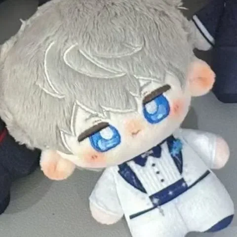 10cm Anime Game Love and Deepspace Kawaii Cosplay Soft Cotton Doll Starfish Body Caleb Birthday Series Mini Toy Figure Fans Gift
