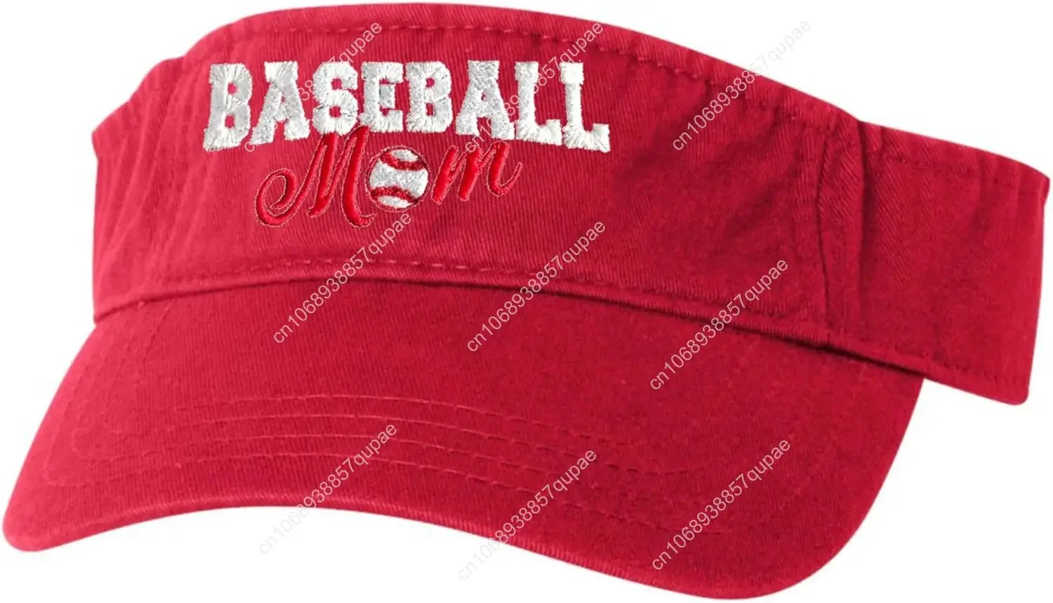 Go All Out Adult Baseball Mom Embroidered Visor Dad Hat