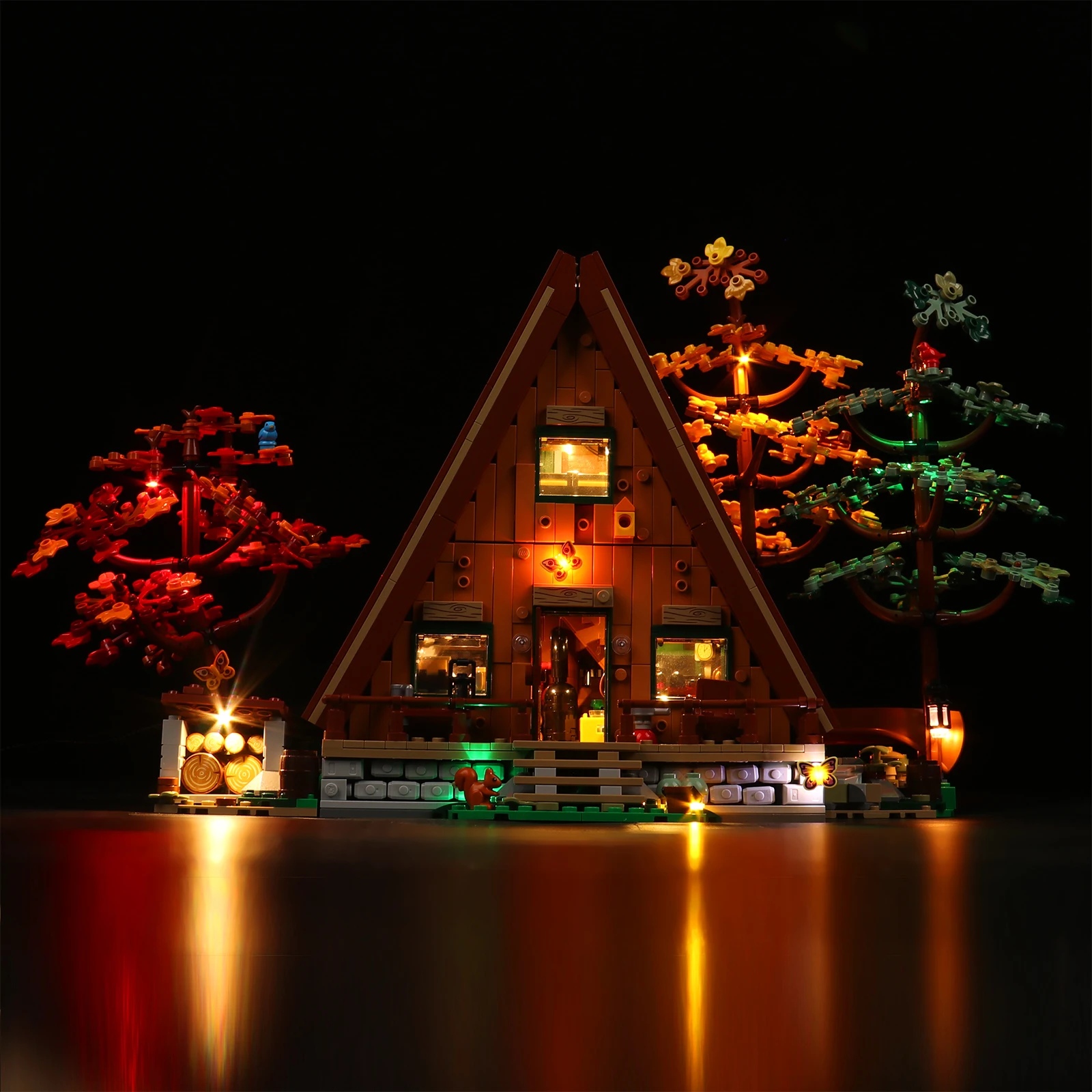 

LED Light For 21338 A-Frame Cabin Lighting DIY Toys Only Lamp+Battery Box (Not ​Include the Model)