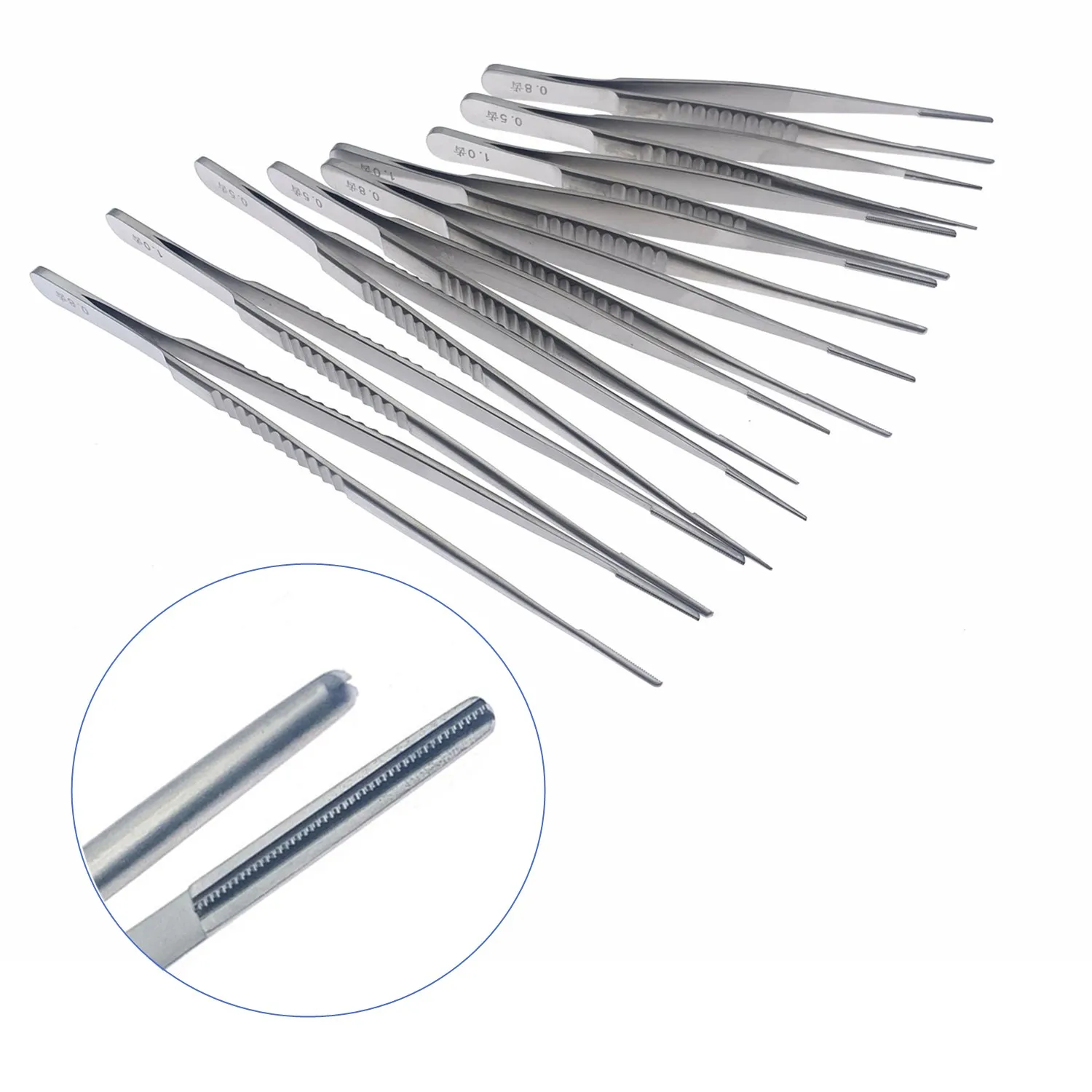 Vascula Forceps Cardiac Dissecting Forceps Stainless steel Tissue tweezers Atraumatic tips Microsurgical instruments