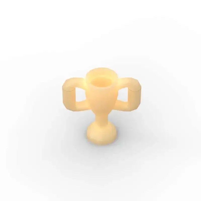 MOC 10PCS Puzzle Partikel 10172 Kleine Trophäe Bausteine Kit Bühne Champions Tasse Ziegel Spielzeug Geburtstag Weihnachten Geschenke Dropshipping