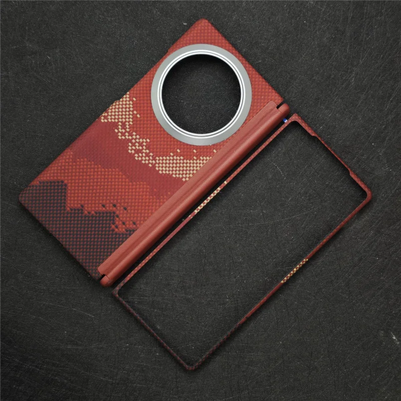 Applicable to vivo xfold3 Kevlar Central Axis Phone CaseXFold3ProCenter Column Magnetic Attraction Lightweight Aramid Hard Case