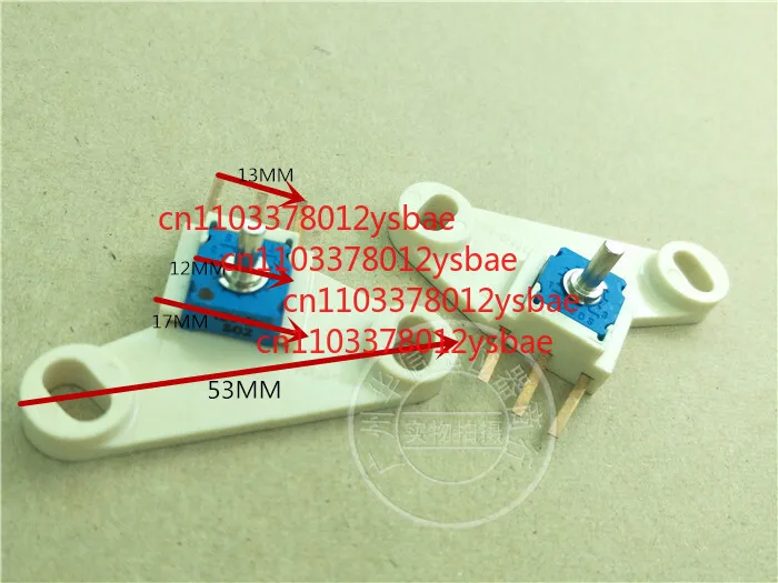 TOCOS RVQ121 Ceramic Potentiometer 12V 502 5K with Plate PPS-GF40 360 1PC
