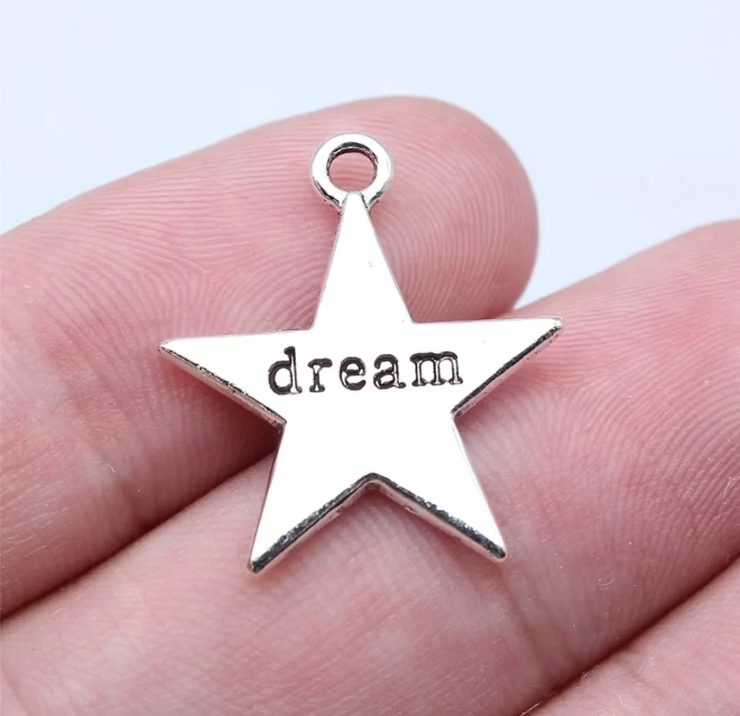 

20pcs 19x23mm Zinc alloy metal tibetan silver plated charm T0511 for jewelry making