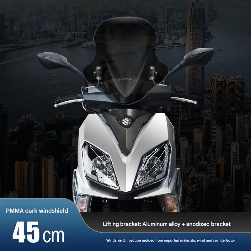 For Windshield for UY125 and Haojue AFR125 scooter PMMA universal modification front windshield