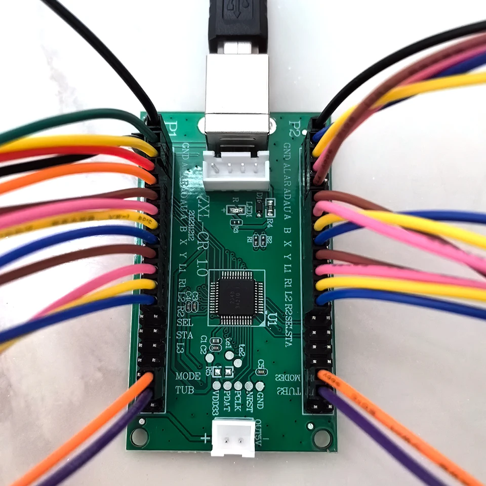 ZXL jugadores gemelos PC Android placa Usb con botón Cable