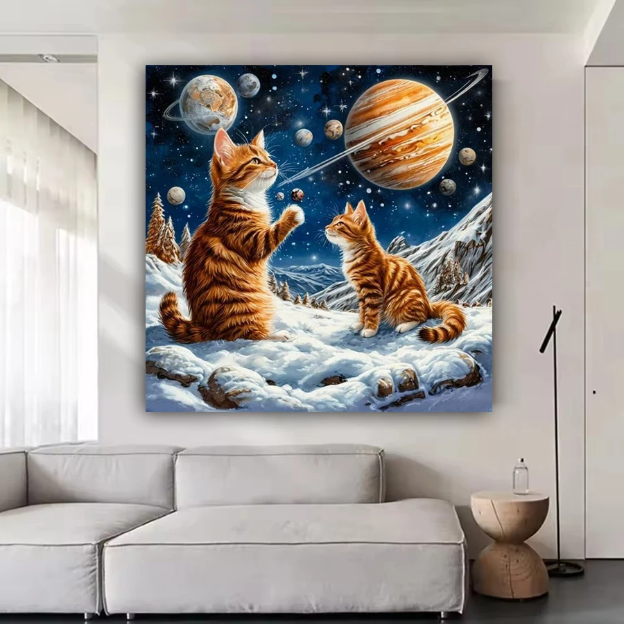 Cat Dog Wolf Sheep Diy Diamond Painting Kits Jewelry Cross Stitch New Collection Animals Full Mosaic Embroidery Picture Size