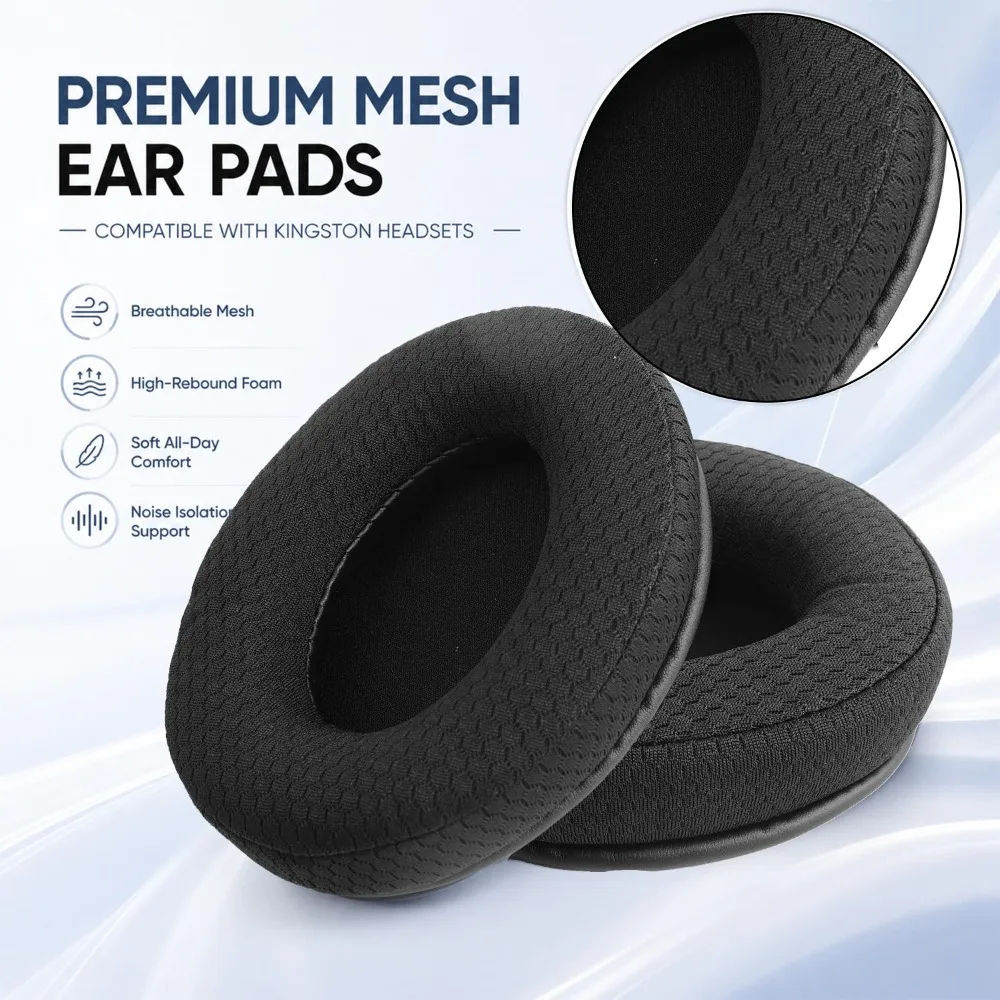 Replacement Headphone Ear Pads for Kingston HyperX Cloud Stinger 2 Core/Flight Headphone Earpad Cushions Cover Earmuff EarPads