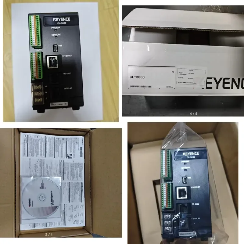 for Keyence CL-3000 Distance Sensor Threaded Mounted Optical Sensor High Precision Industrial Automation Detection Module