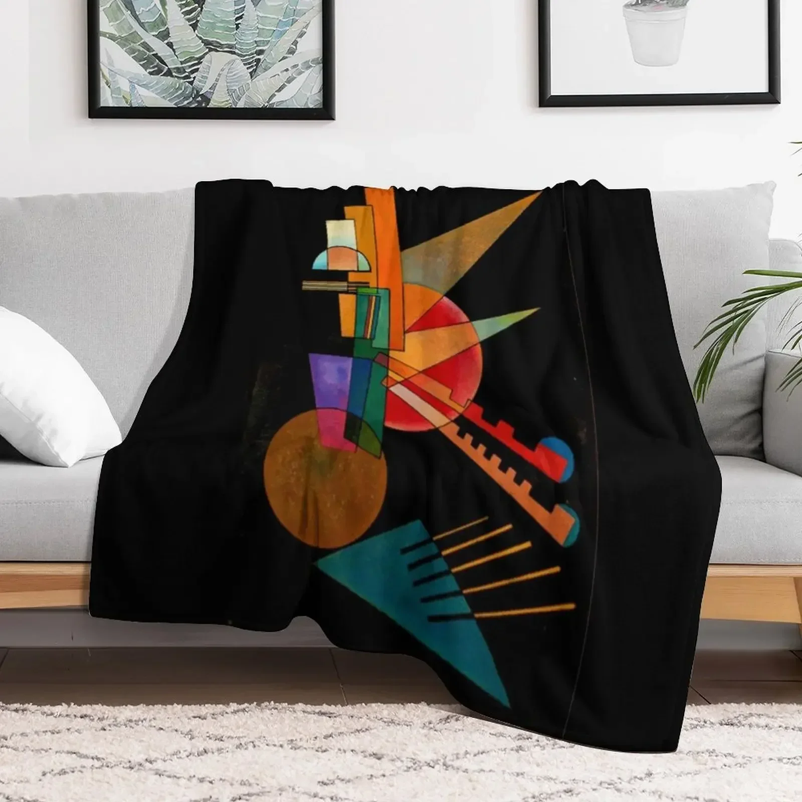 

Kandinsky Interesting Facts Wassily Kandinsky Drawings Throw Blanket Cute Plaid Blankets For Baby Blankets