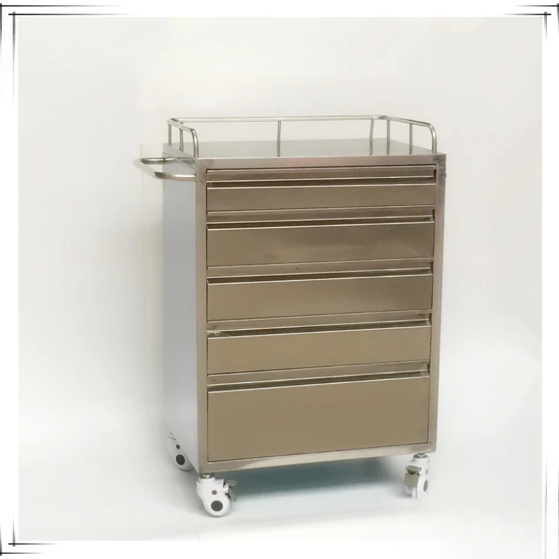 

Luxury anesthesia cabinet, stainless steel instrument cabinet, thickened embroidery cart, beauty cart, operating room tool cart