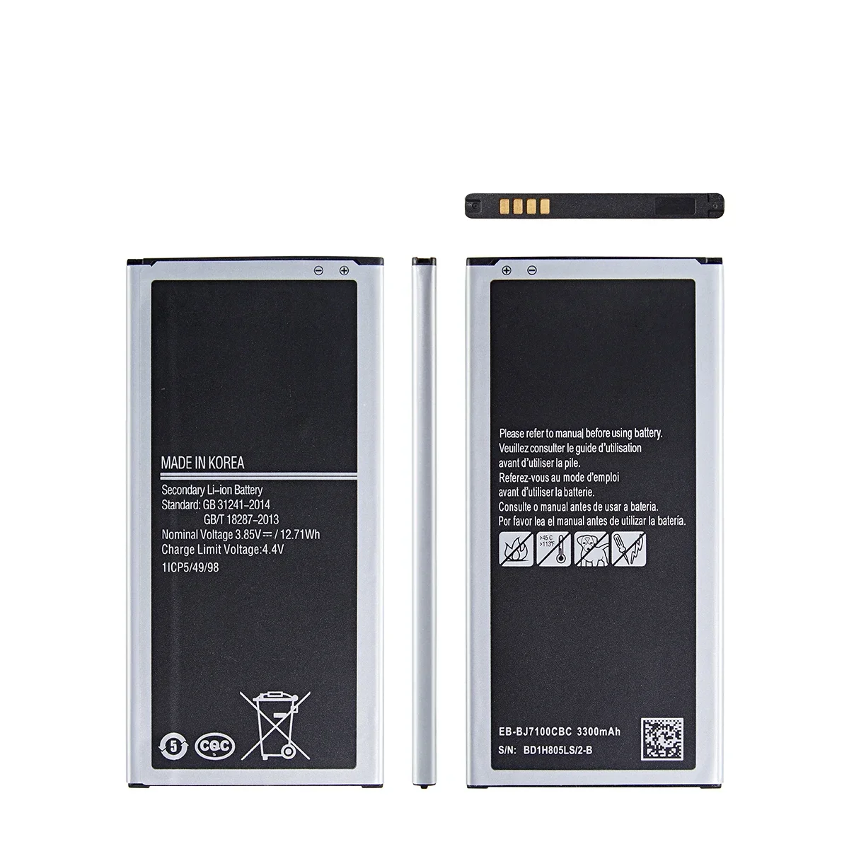 Brand New EB-BJ710CBC EB-BJ710CBE 3300mAh Battery For Samsung Galaxy J7 (2016 Edition) J710 J710F J7(2016) DUOS NO NFC