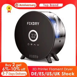 FIXDRY NT2 Filament Dryer with Fan Touch Screen Filament Dry Box 1KG PLA PETG ABS TPU Filaments Dehydrator Storage Box