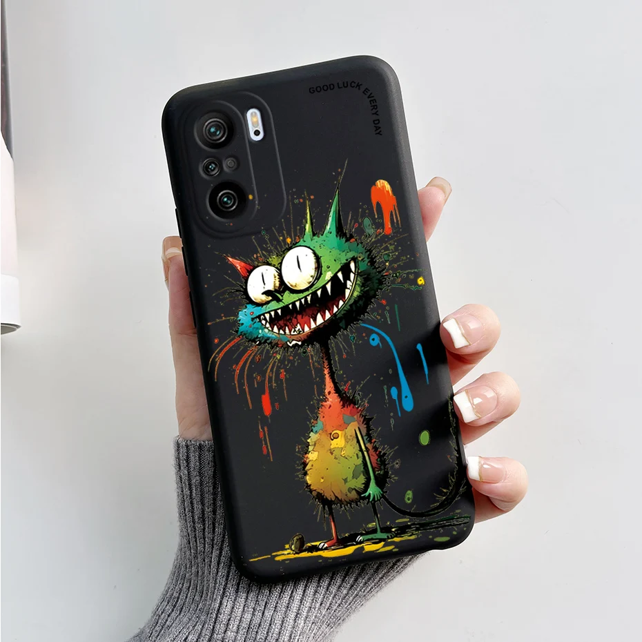 Poco F3 PocoF3 F 3 Case Cute Rabbit Panda Slim Silicone Soft Phone Cover For Xiaomi Poco F3 PocoF3 F 3 6.67\'\' Case Bumper Funda