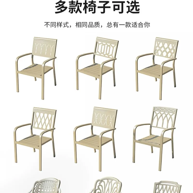 

Металлический стол и стулья для отдыха на открытом воздухе, комплект для патио, стол для барбекю, для дома и отеля