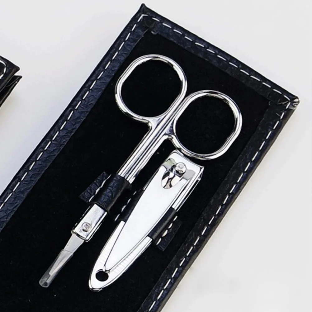 ชุดตัดเล็บ 6 ชิ้น ชุดอุปกรณ์ทำเล็บโลหะ ที่ตัดเล็บ ตะไบเล็บ ชุดดูแลเล็บมือและเล็บเท้า ออกแบบตามหลักสรีรศาสตร์