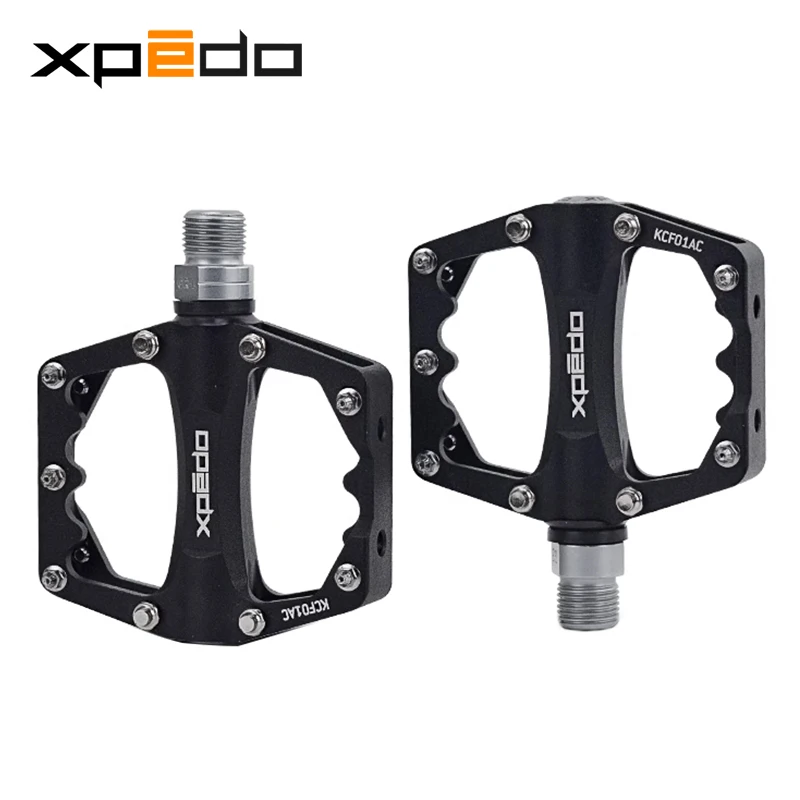 Wellgo Xpedo Original KCF01AC Aluminum Extruted Body Cr-Mo Spindle Sealed Bearing Bicycle Pedal for Road MTB Bike Cycling Parts