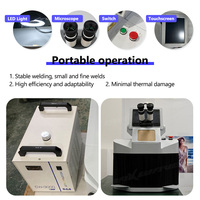 Laser Welding Machine MAXWAVE Mini 100w 200w Spot Welder Jewelry Gold Silver with CCD Microscope for Chain