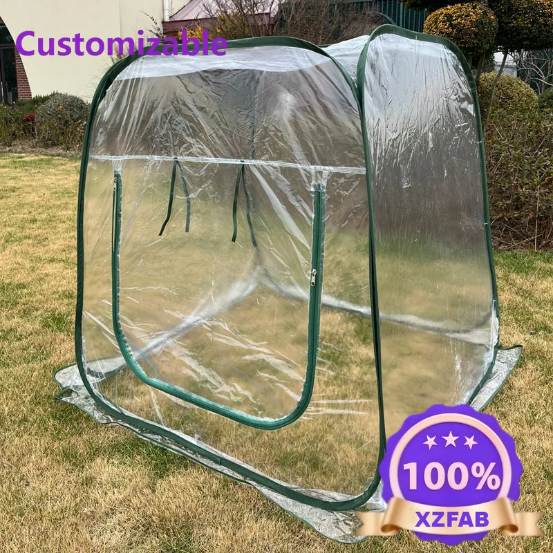 Factory Direct 2026 PVC foldable transparent greenhouse greenhouse mini flower room garden cover