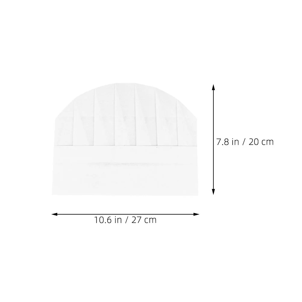 12 قطعة من قبعة الطاهي الورقية للأطفال، زي موحد للأطفال، قبعة طبخ للمطبخ، أسلوب بسيط، ملابس الشيف الورقية