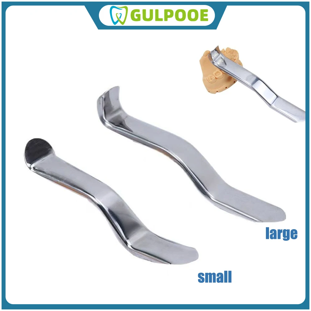 

GULPOOE 1 Pcs Dentistry Lip Cheek Retractor S Shape Stainless Steel Surgical Implant Mouth Opener Instrument Tools Lip Hook