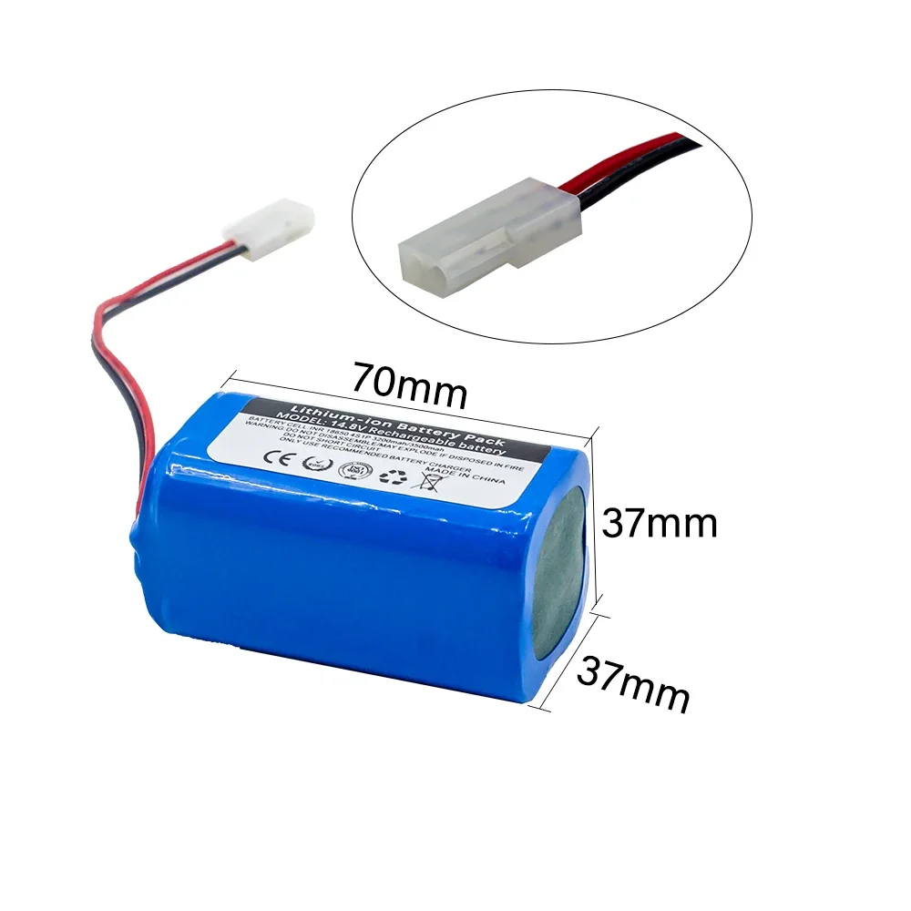 14.4V/4S1P 2600mAh/3200mAh 18650 Li-ion Battery for Xiaomi G1 MI Robot Vacuum-Mop Essential MJSTG1 Robot Vacuum Cleaner Battery