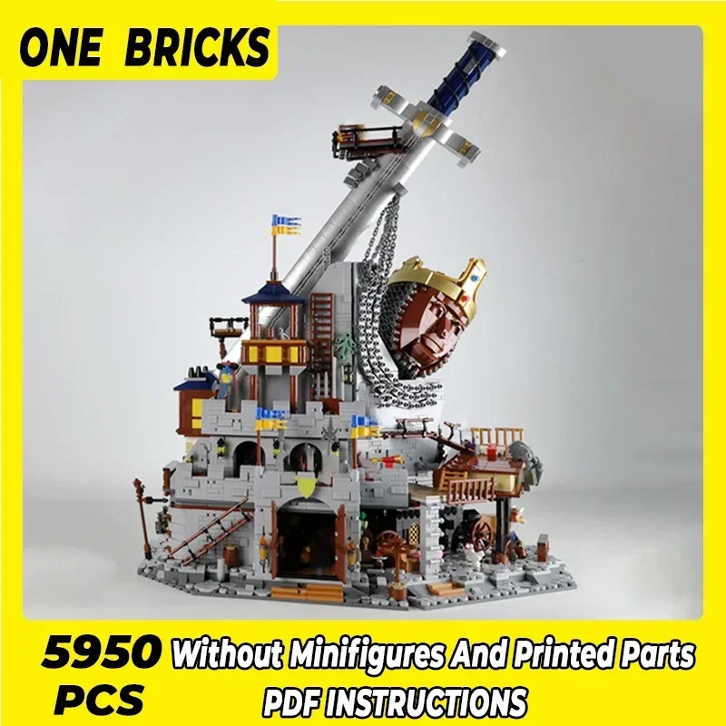 

Medieval Castle Model Moc Building Bricks Kings Tomb The Watch Tower Technology Blocks Gifts Christmas Toys DIY Sets Assembly