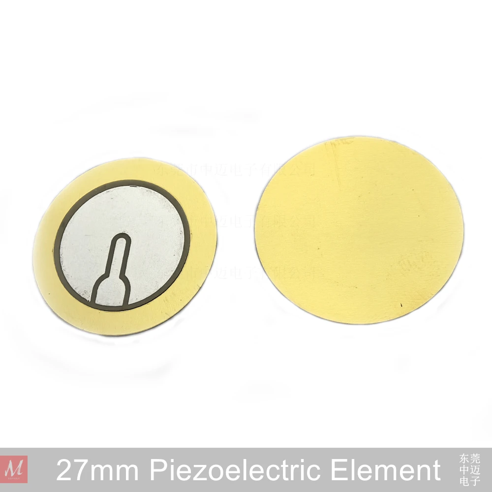 27Mm Self Drive Type Piezo Element Messing Piezo Element