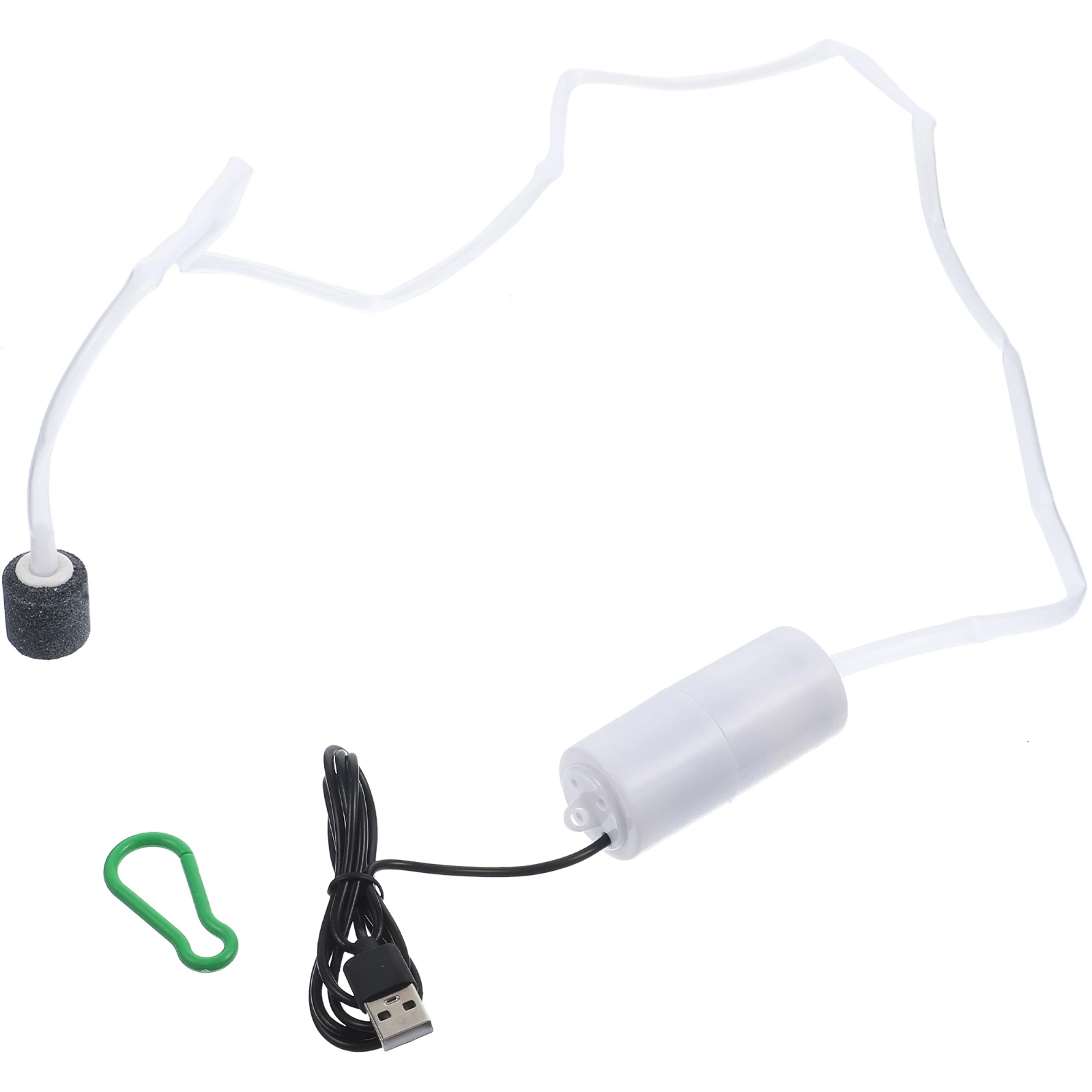 

Portable USB Aquarium Air Pump White Small Oxygen Pump for Fish Tank Aerator Home Family Pet Supplies Portable Fish Tank Oxygen