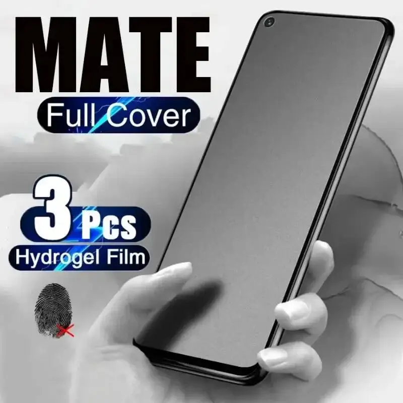 

3PCS Full Cover Matte Hydrogel Film For 12 Plus TPU Screen Protector On Realme 9 10 11 Pro 5G