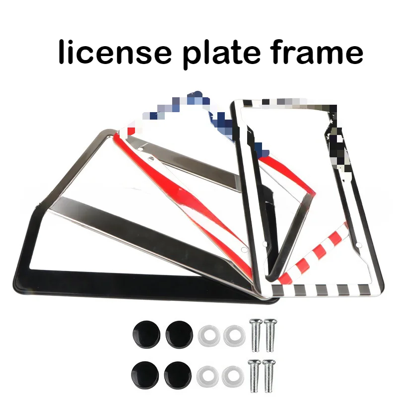 Us Standard License Plate Frame Multi-specification Thick Aluminum Alloy License Plate Frame Suitable for General Purpose Models