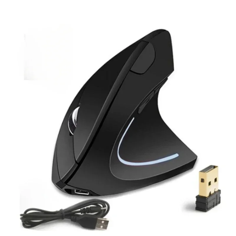 Vertical Wireless USB Mouse Ergonomic Rechargeable Portable PC Gamer For Computer Laptop Notebook Mause Gaming Accessories Mous