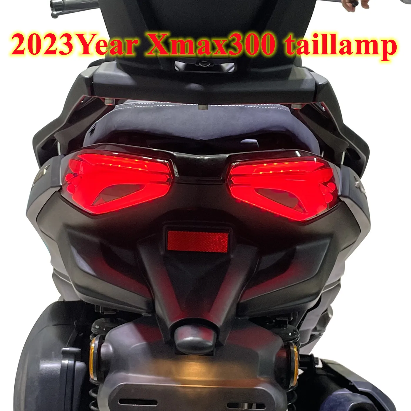 Modified Motorcycle 2024year xmax300 led rear taillamp stop lamp yellow turn signal light for 2023year xmax300 xmax250 2023 2024