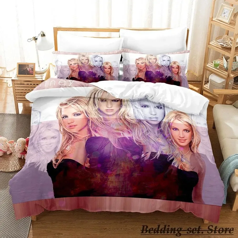 

Sexy Britney Spears Bedding Set Cartoon Anime three-piece set Adult Kid Bedroom Duvetcover Sets 3D Kawaii Girls bedding 2023