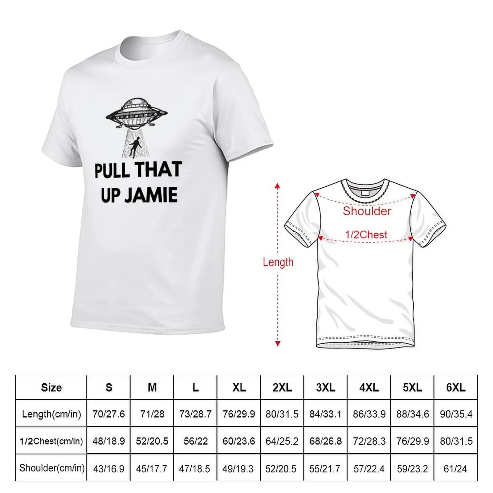 Rogan Experience UFO Jamie' 'Pull up that Joe T-Shirt Casual Trendy Streetwear Tee Shirt