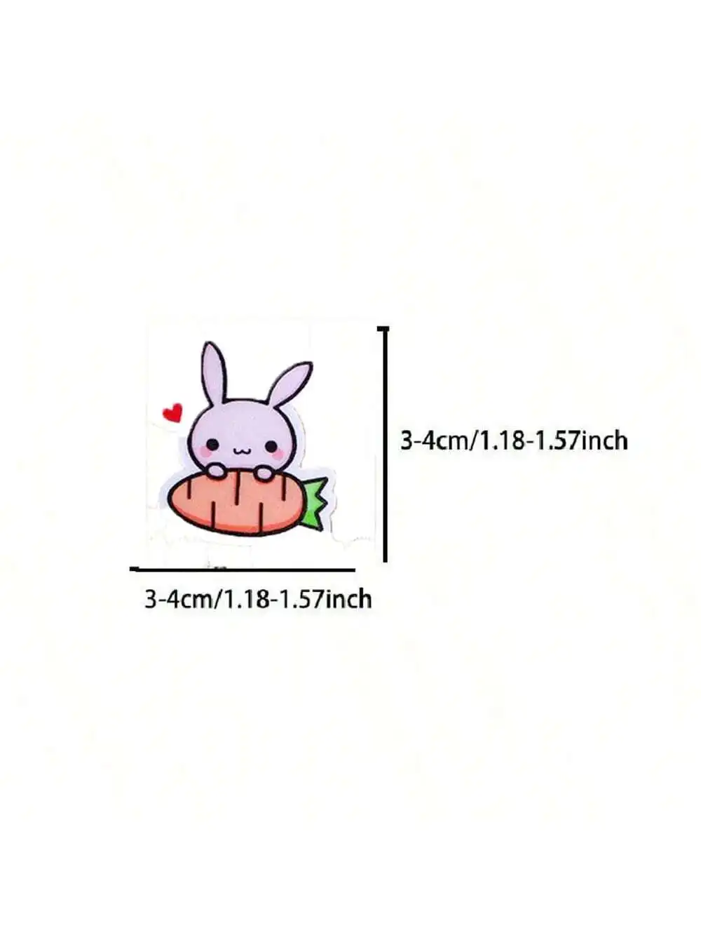 Cute Pink Rabbit Cartoon Stickers Kids\' Rewarding Stickers For Journaling Daily Life Stickers Pet Life Label Photo Album Decor