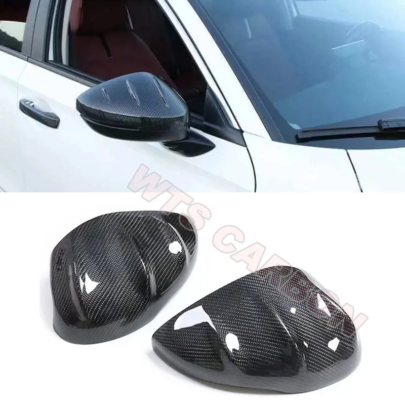 For Honda Civic 11th 2022up Real Carbon Fiber Car Rear View Replacement Mirror Cover Caps With Turn Signal Type