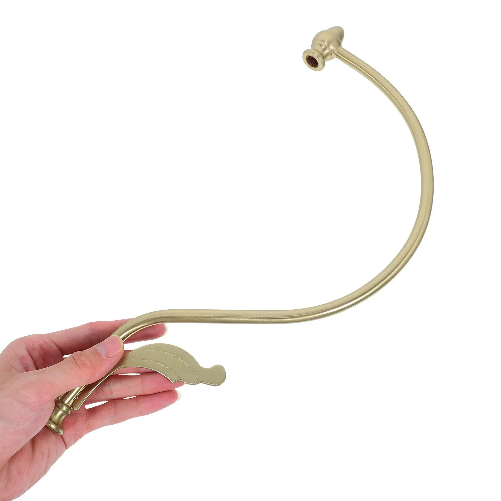 

Curved Stem Replacement Iron Table Lamp Fittings For Diy Projects Durable Lamp Accessory Living Room Bedroom Decor Lighting