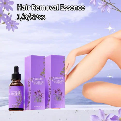 Imagen 1 del producto Esencia de depilación con textura refrescante, absorción rápida, elimina el exceso del cabello, evita manchas negras residuales, esencia de enfermería, 1/3/5 Uds.