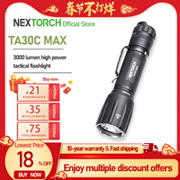 Nextorch TA30C MAX High Power LED tactical Flashlight  IPX8 High brightness emergency search duty camping  outdoor daily life