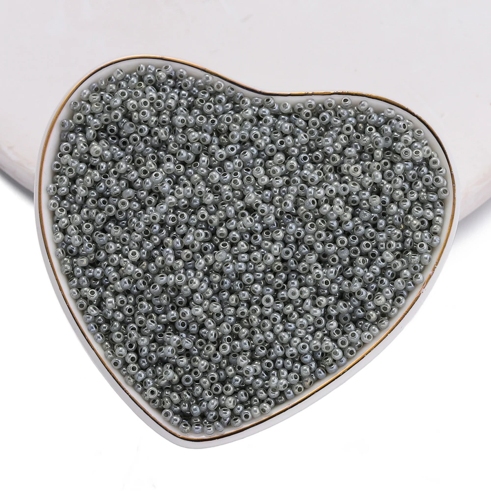 1000 stks 2mm Glas Rocailles Kleurrijke Spacer Losse Kralen voor DIY Ambachten Ketting Armband Oorbel Sieraden Maken Accessoires